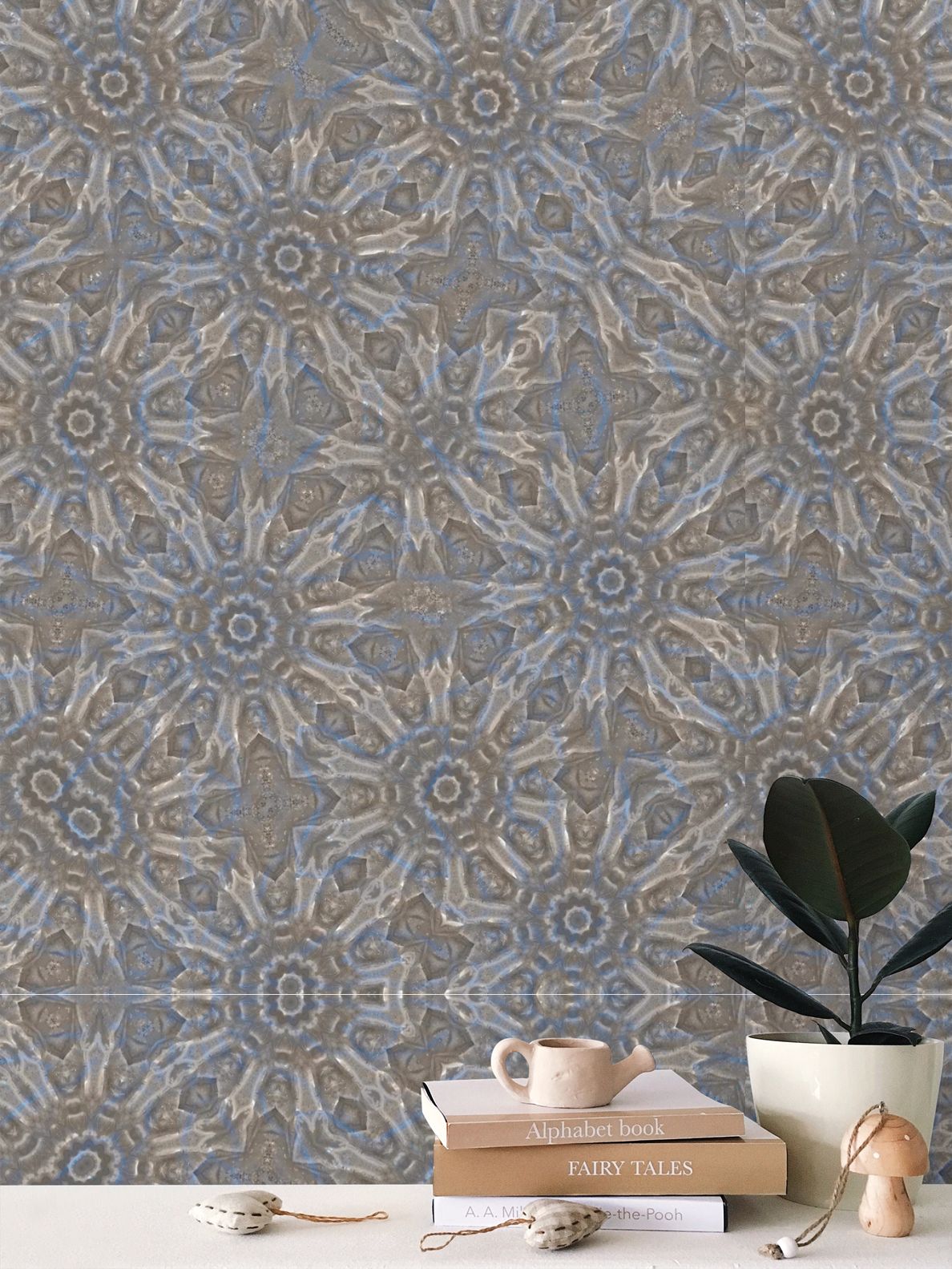 WALLPAPER - SAND FLOWERS