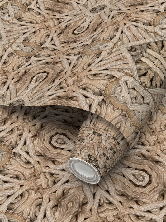 WALLPAPER KNITTED ROPE