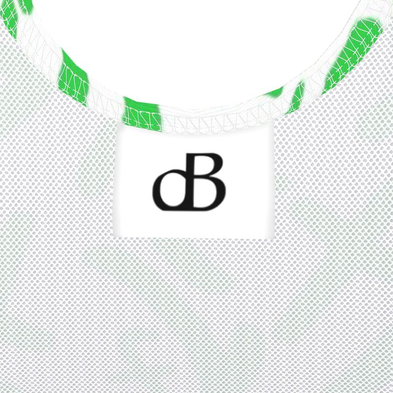 Swimsuit - Art White / green