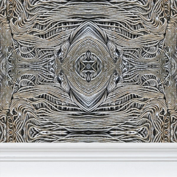 WALLPAPER - SILVER WIRE