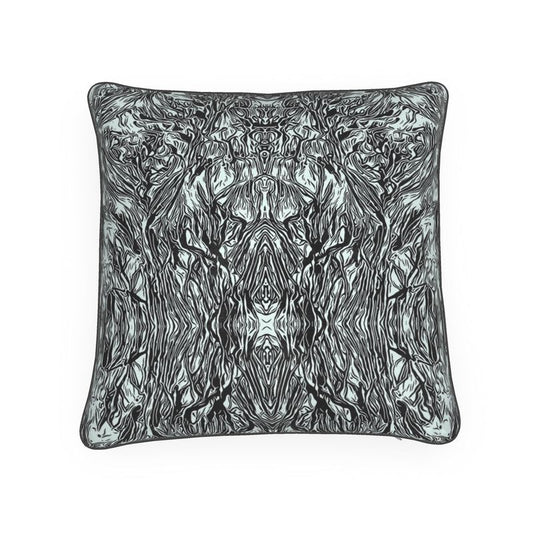 Black pattern on pale background