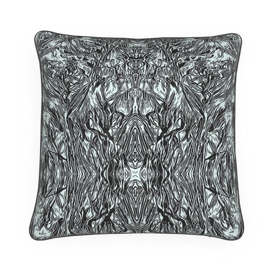 Black pattern on pale background