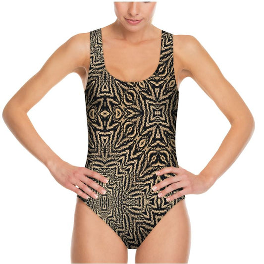 SWIMSUIT - ZIGZAG SAND PATTERN