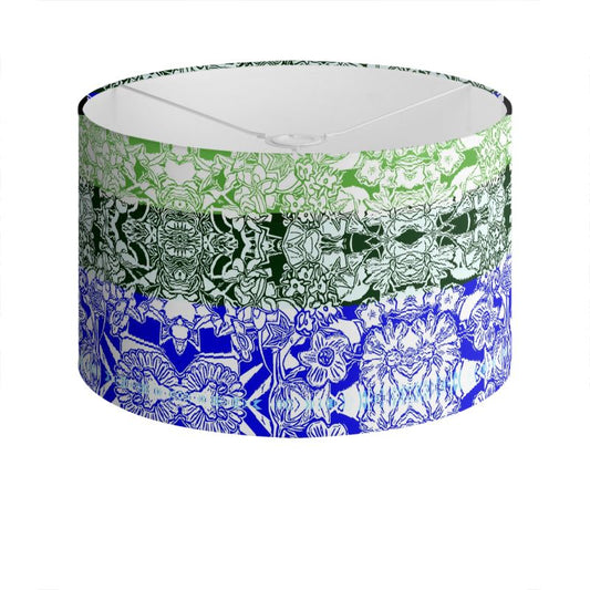LAMP SHADE - FLOWER STRIPES