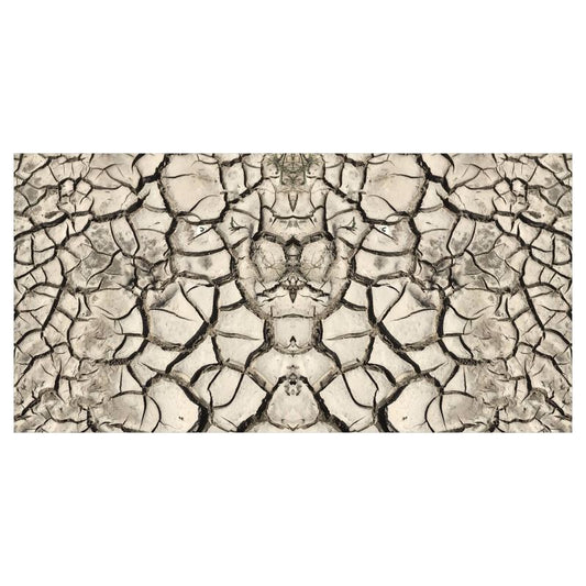VOILE CURTAIN - CRACKED EARTH