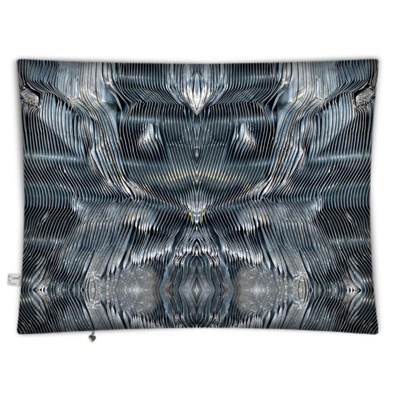 FLOOR CUSHION _ SILVER THREAD