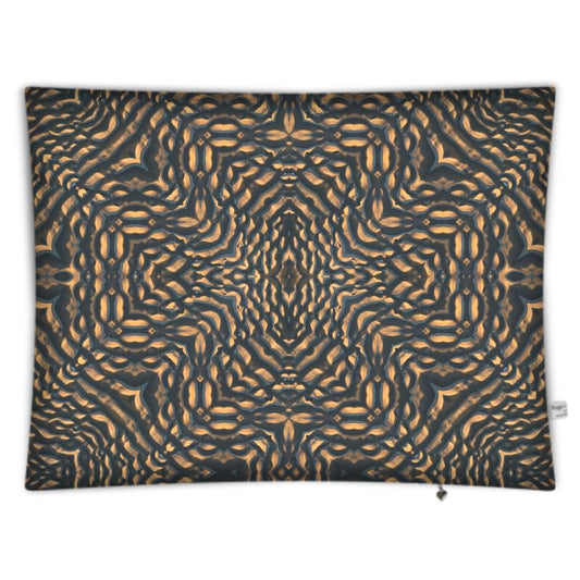 FLOOR CUSHION - Patterned sand